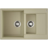 Мойка OMOIKIRI DAISEN 78-2T-BE Tetogranit/ваниль 4993529