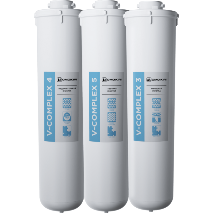 Комплект сменных модулей для водоочистителей OMOIKIRI PURE DROP LITE MOD 2.0 4998032