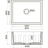 Мойка OMOIKIRI MIKURA 61-BL Natceramic/черный 4997069